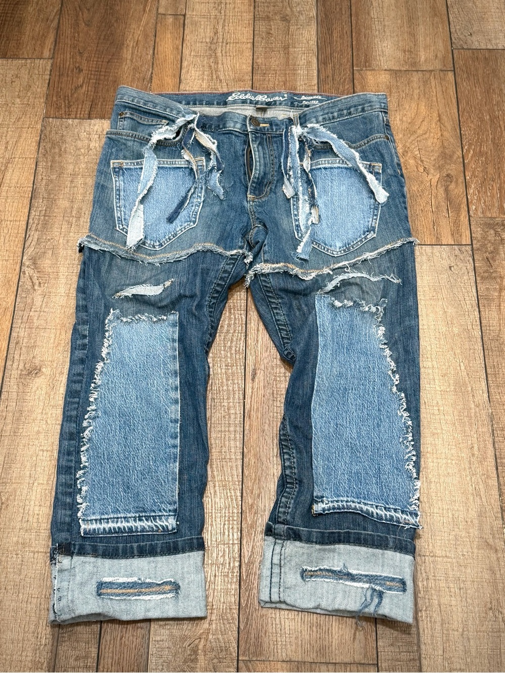 Upcycled One of a Kind Eddie Bauer Jeans